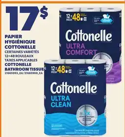 Provigo PAPIER HYGIÉNIQUE COTTONELLE, 12=48 ROULEAUX | COTTONELLE BATHROOM TISSUE offer
