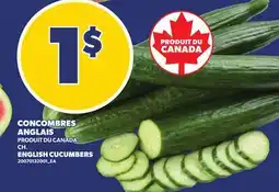 Provigo CONCOMBRES ANGLAIS | ENGLISH CUCUMBERS offer