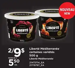 Provigo LIBERTÉ MÉDITERRANÉE , 500 G | LIBERTÉ MÉDITERRANÉE offer
