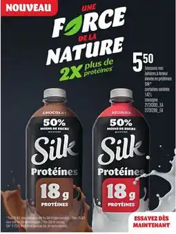 Provigo BOISSONS NON LAITIÈRES À TENEUR ÉLEVÉE EN PROTÉINES SILK offer