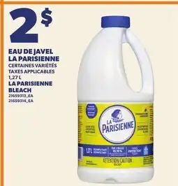 Provigo EAU DE JAVEL LA PARISIENNE, 1,27 L | LA PARISIENNE BLEACH offer