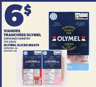 Provigo VIANDES TRANCHÉES OLYMEL | OLYMEL SLICED MEATS offer