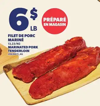 Provigo FILET DE PORC MARINÉ | MARINATED PORK TENDERLOIN offer