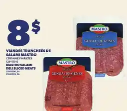 Provigo VIANDES TRANCHÉES DE SALAMI MASTRO | MASTRO SALAMI DELI SLICED MEATS offer