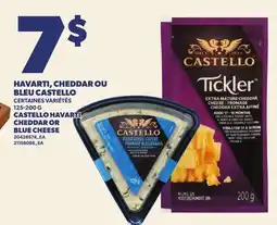 Provigo HAVARTI, CHEDDAR OU BLEU CASTELLO, 125-200 G | CASTELLO HAVARTI, CHEDDAR OR BLUE CHEESE offer