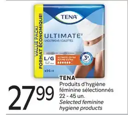 Brunet TENA Produits d'hygiène féminine sélectionnés offer