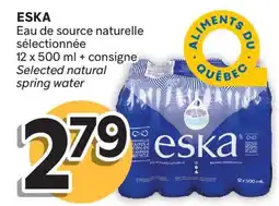 Brunet ESKA Eau de source naturelle sélectionnée offer