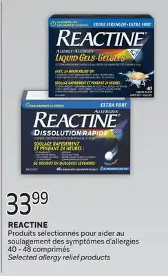 Brunet REACTINE Produits sélectionnés pour aider au soulagement des symptômes d'allergies offer