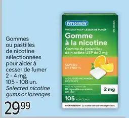 Brunet Gommes ou pastilles de nicotine sélectionnées pour aider à cesser de fumer offer