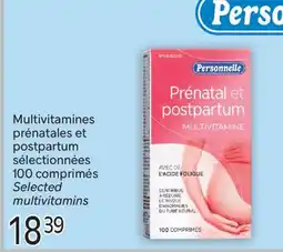 Brunet Multivitamines prénatales et postpartum sélectionnées offer