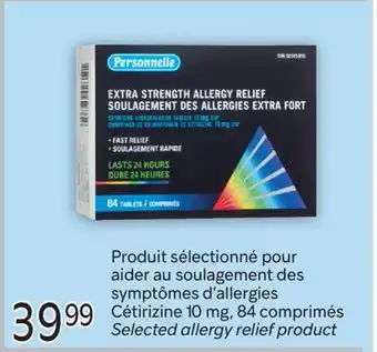 Brunet Produit sélectionné pour aider au soulagement des symptômes d'allergies Cétirizine offer