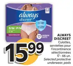 Brunet ALWAYS DISCREET Culottes, serviettes pour l'incontinence sélectionnées offer