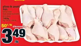 Super C pilons de poulet frais | fresh chicken drumsticks offer