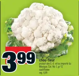 Super C chou-fleur | cauliflower offer