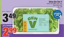 Super C laitue duo GenV | GenV lettuce duo offer