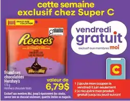 Super C friandises chocolatées Hershey's | Hershey's chocolate treats offer