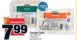Super C fromage Cedar | Cedar cheese offer