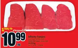 Super C biftecks français | french style steaks offer