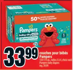 Super C couches pour bébés Pampers | Pampers baby diapers offer