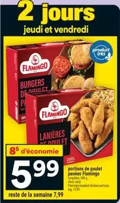 Super C portions de poulet panées Flamingo | Flamingo breaded chicken portions offer