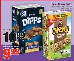 Super C barres tendres Quaker | Quaker Chewy bars offer