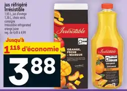 Super C jus réfrigéré Irrésistible | Irresistible refrigerated orange juice offer