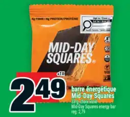 Super C barre énergétique Mid‑DaySquares | Mid-DaySquares energy bar offer
