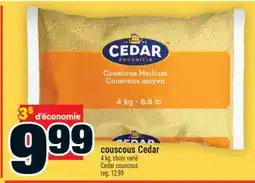 Super C couscous Cedar | Cedar couscous offer