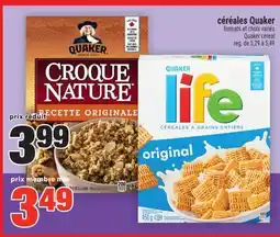 Super C céréales Quaker | Quaker cereal offer
