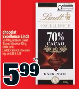 Super C chocolat ExcellenceLindt | LindtExcellence chocolate offer