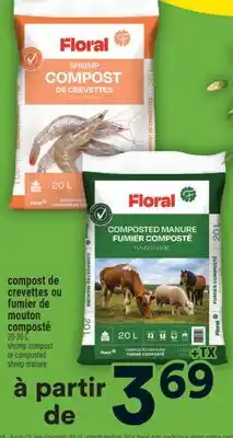 Super C compost de crevettes ou fumier de mouton composté | shrimp compost or composted sheep manure offer