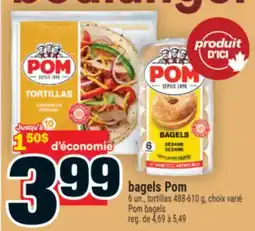 Super C bagels Pom | Pom bagels offer
