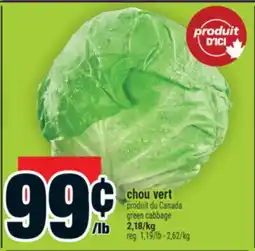 Super C chou vert | green cabbage offer