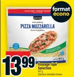 Super C fromage râpé Selection | Selection shredded cheese offer