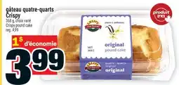 Super C gâteau quatre-quarts Crispy | Crispy pound cake offer