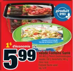 Super C salade FontaineSanté | FontaineSanté salad offer
