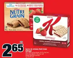 Super C barres de céréales Nutri-Grain Kellogg's | Kellogg's Nutri-Grain cereal bars offer