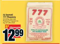 Super C riz basmati 777 Phoenicia | Phoenicia 777 basmati rice offer
