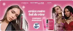 Jean Coutu L'Oréal Paris, Maybelline New York, NYX Professional Makeup offer