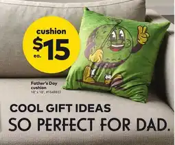 Giant Tiger Father's Day cushion offer