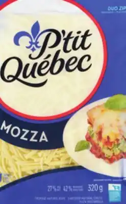 Giant Tiger P'tit Québec shredded cheese offer