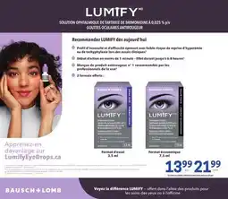 Uniprix BAUSH + LOMB LUMIFY offer