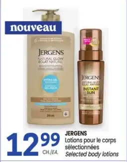 Uniprix JERGENS Lotions pour le corps sélectionnées/Selected body lotions offer