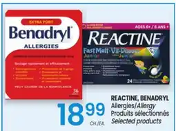 Uniprix REACTINE, BENADRYL Allergies/Allergy offer