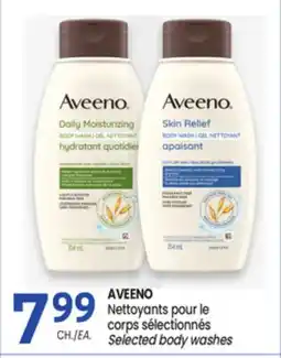 Uniprix AVEENO Nettoyants pour le corps sélectionnés Selected body washes offer