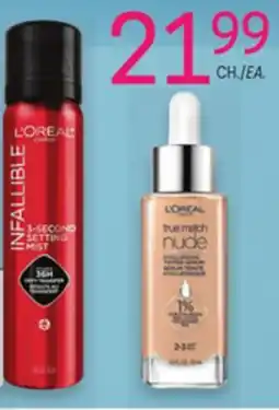Uniprix L'ORÉAL PARIS Maquillage sélectionné Selected makeup products offer