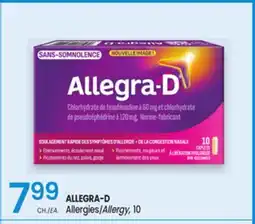 Uniprix ALLEGRA-D Allergies/Allergy offer
