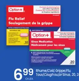 Uniprix Rhume/Cold, Grippe/Flu, Toux/Cough ou/or Sinus, 20, 24 offer