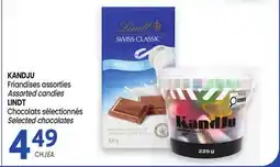 Uniprix KANDJU Friandises assorties LINDT Chocolats sélectionnés offer