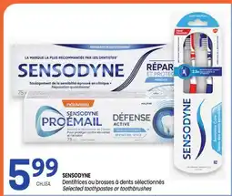 Uniprix SENSODYNE Dentifrices ou brosses à dents sélectionnés / Selected toothpastes or toothbrushes offer